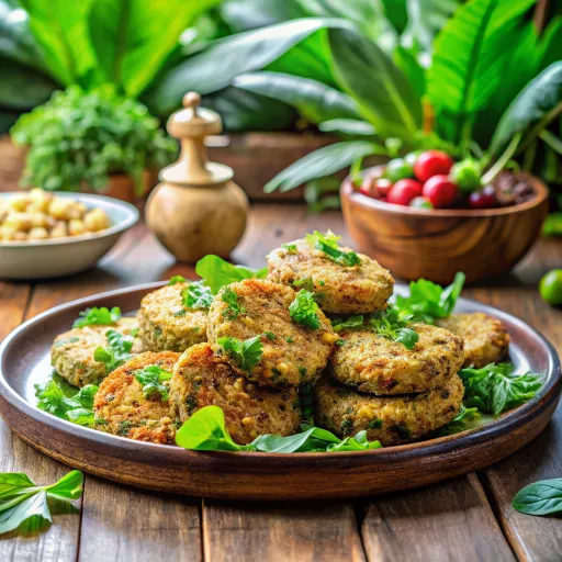 कुरकुरा क्विनोआ और सब्जी कटलेट